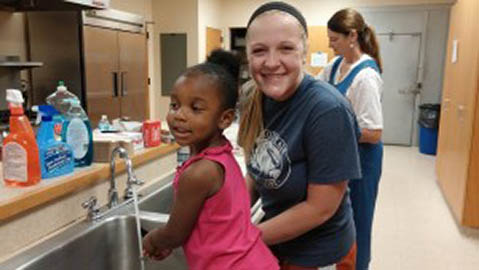 Volunteers in the Kitchen