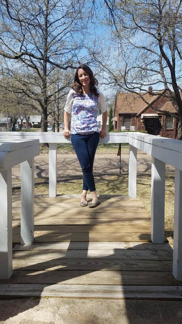 Katy On Porch Family Promis